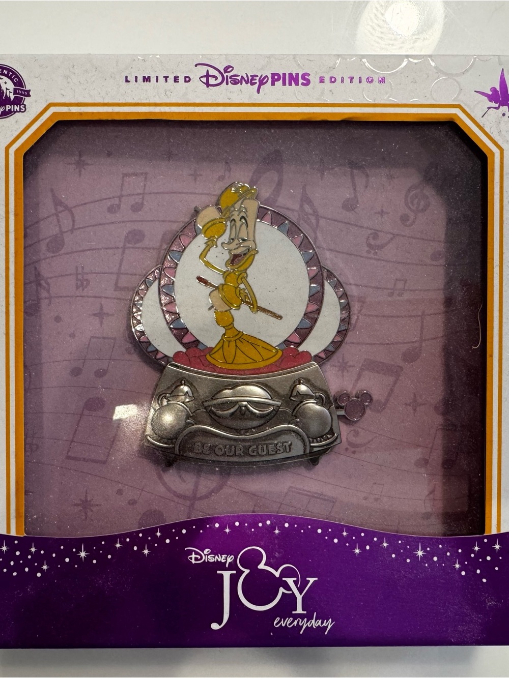 D23 Disney Joy Everyday Lumière Enamel Pin